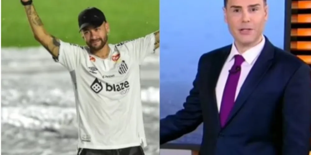 O jornalista revelou o fato inusitado em um programa de televisão