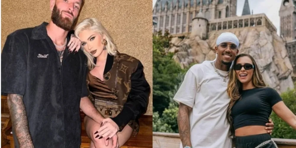 Karoline Lima assumiu o namoro com Léo Pereira no final de 2023 e Militão se casou com Tainá em 2024