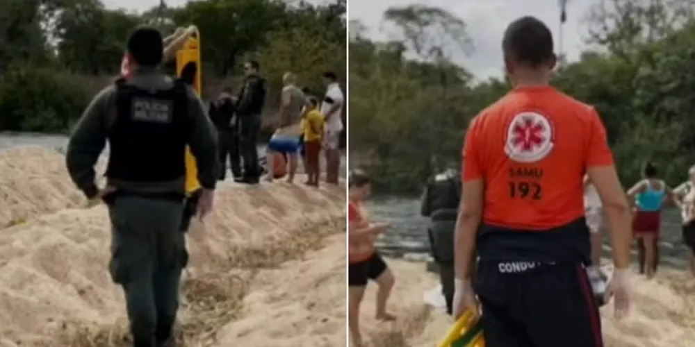 Tia e sobrinha morrem afogadas em rio no Ceará após a mulher tentar salvar a criança