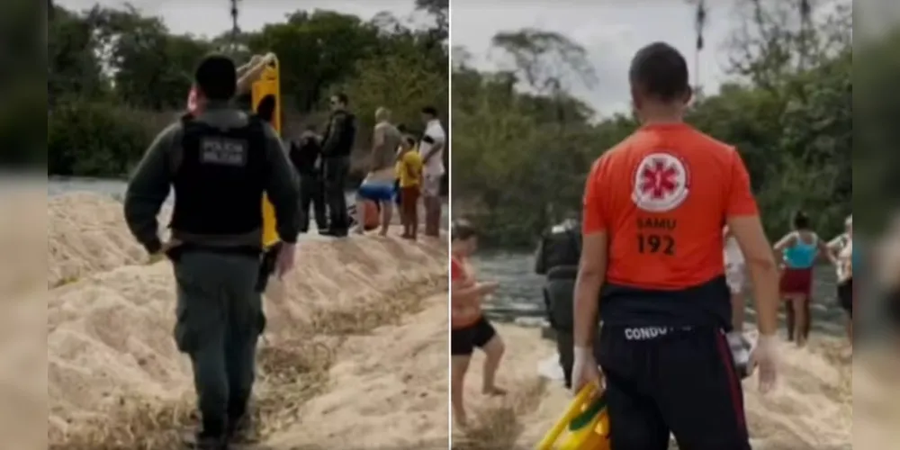 Tia e sobrinha morrem afogadas em rio no Ceará após a mulher tentar salvar a criança