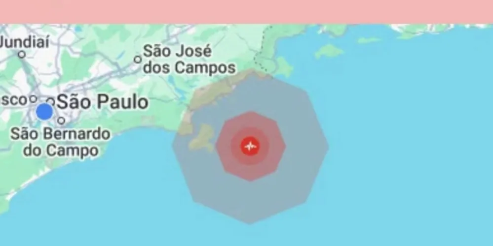 A USP relatou que seu site oficial de monitoramento sismológico ficou fora do ar durante a madrugada