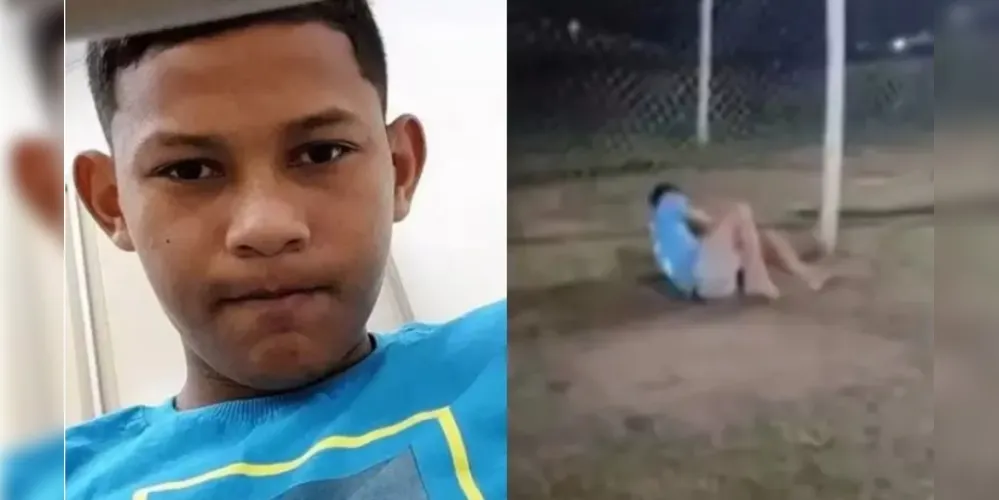 Edson, de 16 anos, morreu após levar bolada no peito durante uma disputa de pênaltis em Maués (AM)