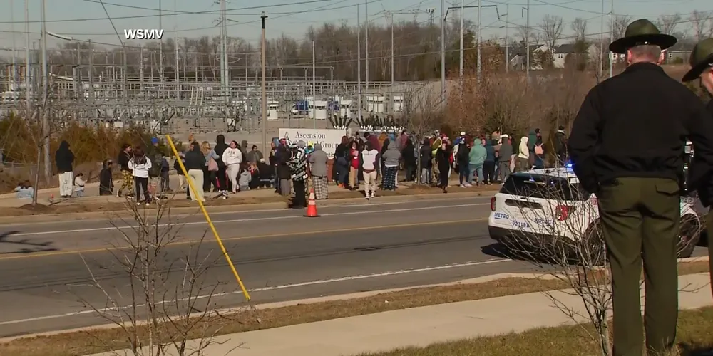 Polícia na escola Antioch, em Nashville, nos Estados Unidos