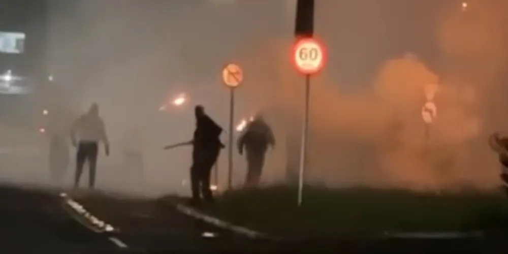 A situação aconteceu na Rua Londrina