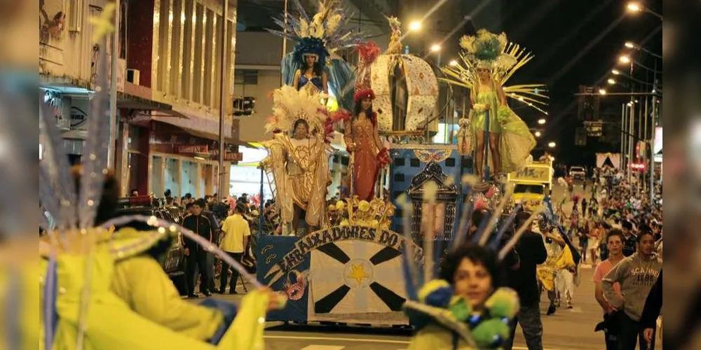 Quatro escolas de samba estão inscritas na Liga das Escolas de Samba de Ponta Grossa