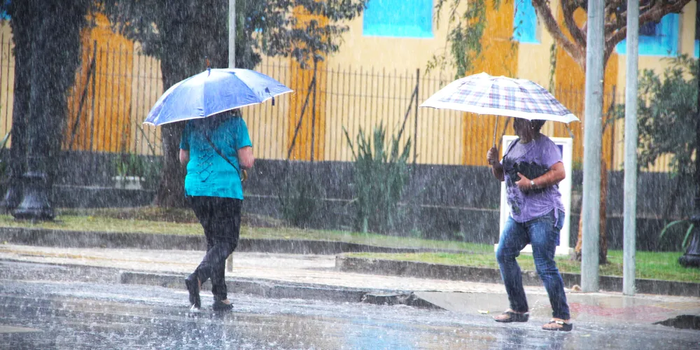 Em 15 minutos foi registrado10,8 mm de chuvas