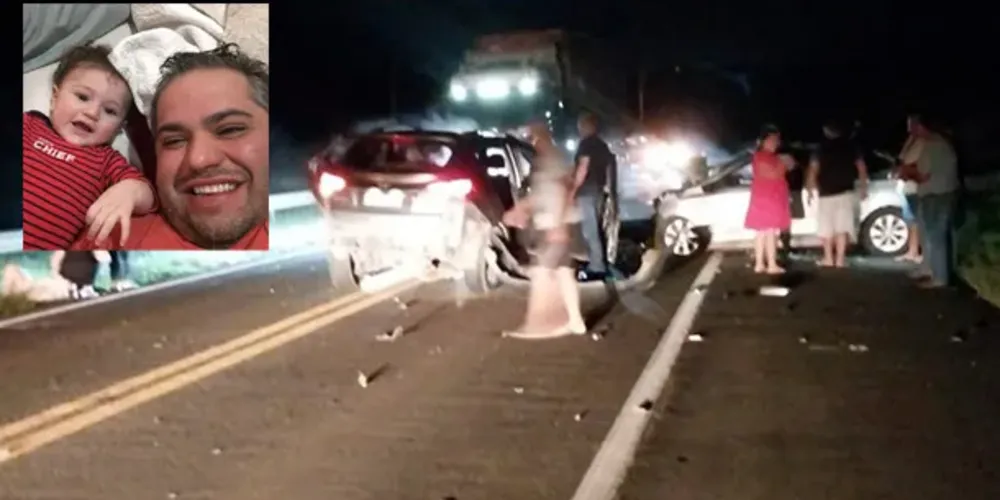 Colisão ocorreu próximo à praça do pedágio, em Coronel Macedo