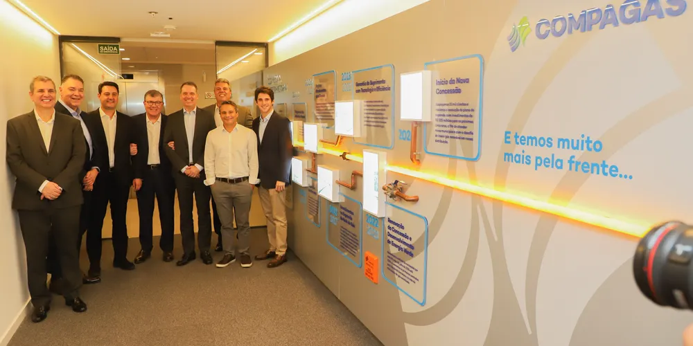 Governador do Paraná esteve na sede da Compagas, em Curitiba