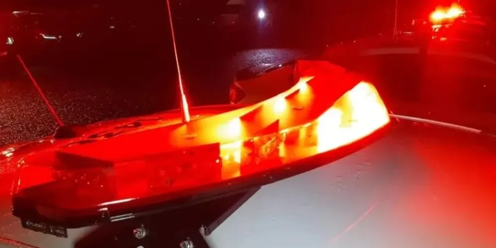 Equipes da Polícia Militar estiveram na ocorrência