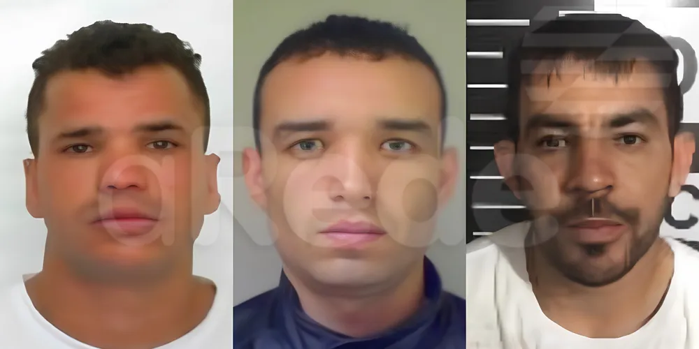 Fred dos Santos, Jose de Oliveira e Marco Sousa tinham passagens pela polícia