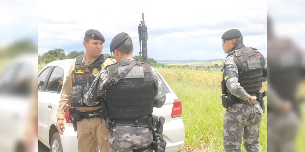 Equipes da Polícia Militar estiveram no local da ocorrência