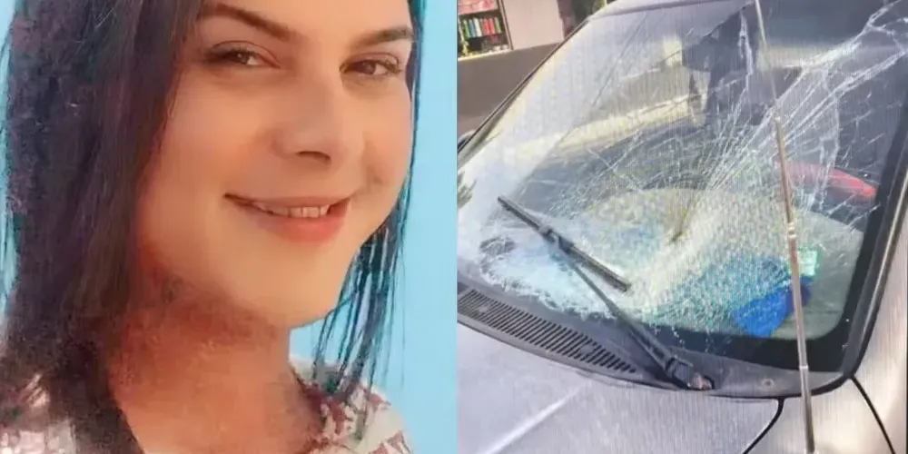 Depois de sair do local a pé, Paula foi atingida pelo carro conduzido pelo mesmo homem com quem havia discutido