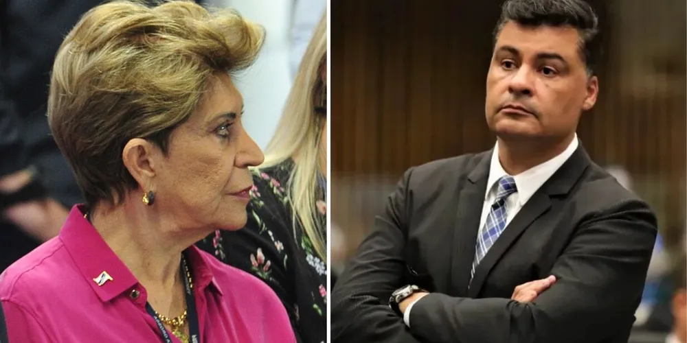 Elizabeth Schmidt e Marcelo Rangel foram adversários, no primeiro turno das eleições de 2024