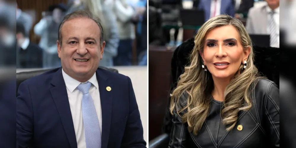 Moacyr Fadel (PSD) e Flávia Francischini tomam posse dos respectivos cargos na próxima segunda-feira (3)