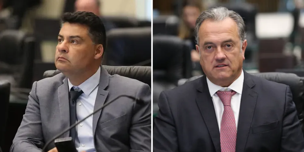 Deputado Marcelo Rangel (à esquerda) e o ex-deputado Plauto Miró Guimarães (à direita) trabalharam politicamente junto ao Governo do Estado e viabilizaram Hospital do Câncer em Ponta Grossa