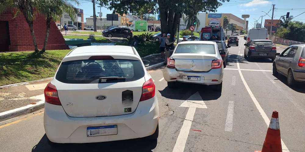 Parte da via foi bloqueada para atendimento