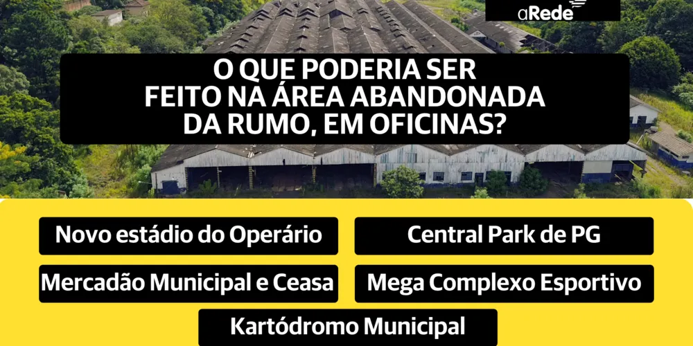 O que você faria na antiga Rede Ferroviária de Ponta Grossa?