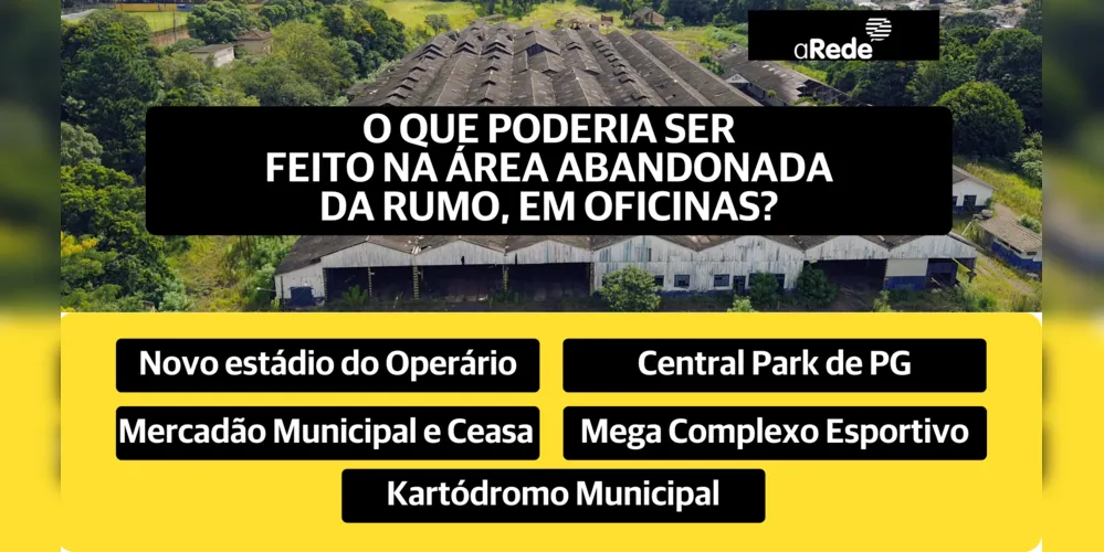 O que você faria na antiga Rede Ferroviária de Ponta Grossa?