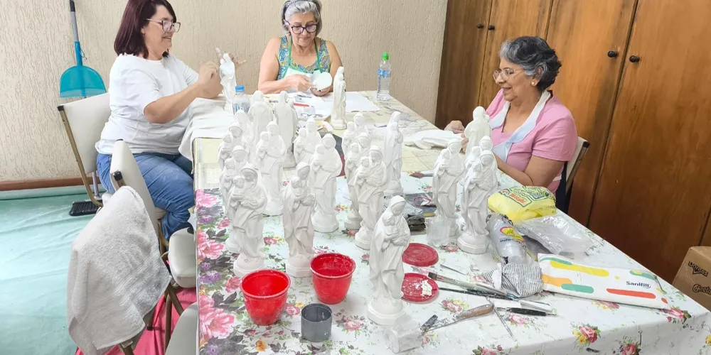 Em média, todos os dias, são oito voluntárias envolvidas no trabalho