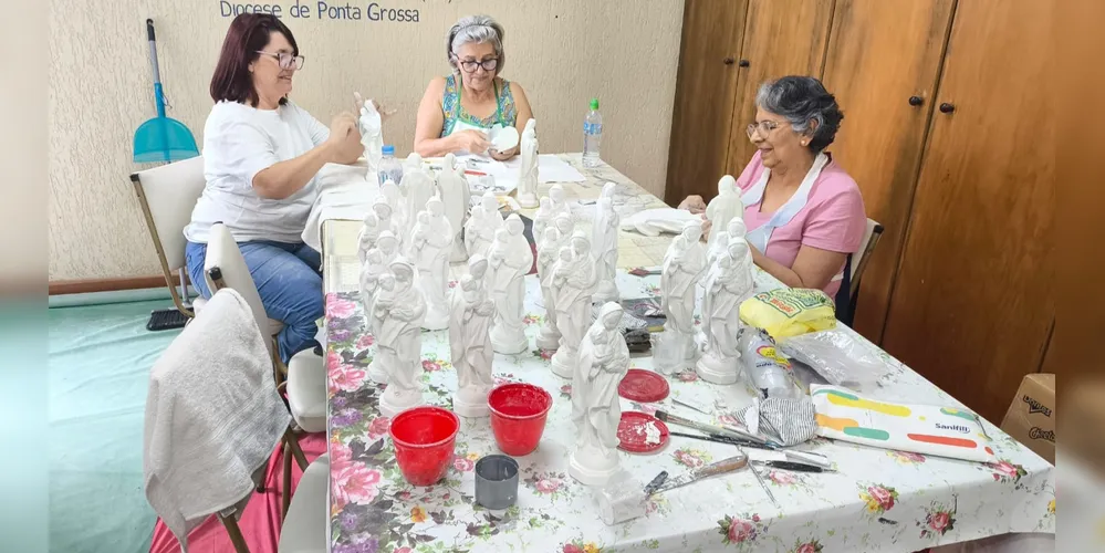 Em média, todos os dias, são oito voluntárias envolvidas no trabalho