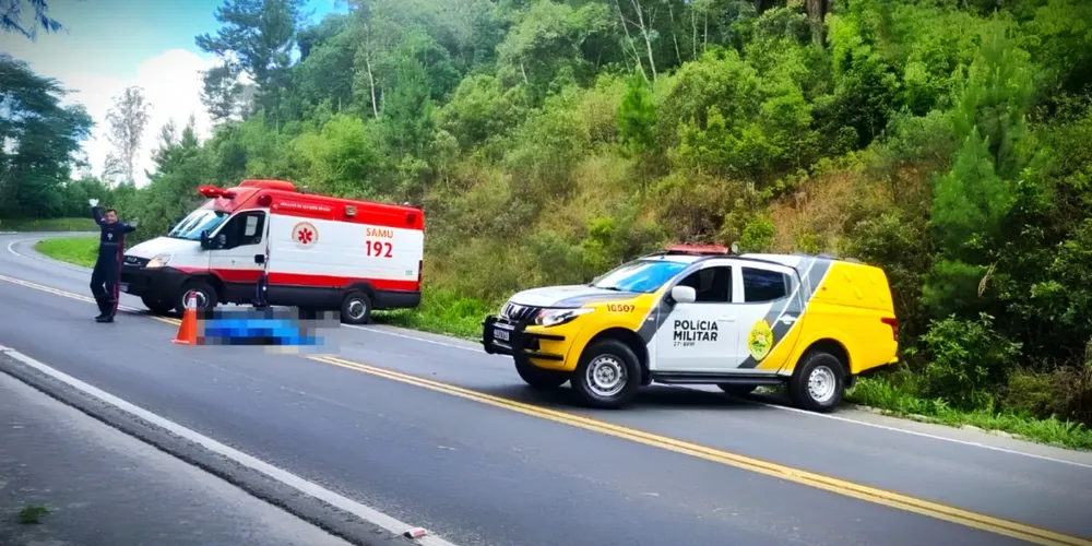 Homem se acidentou na PR-151, após cometer o crime