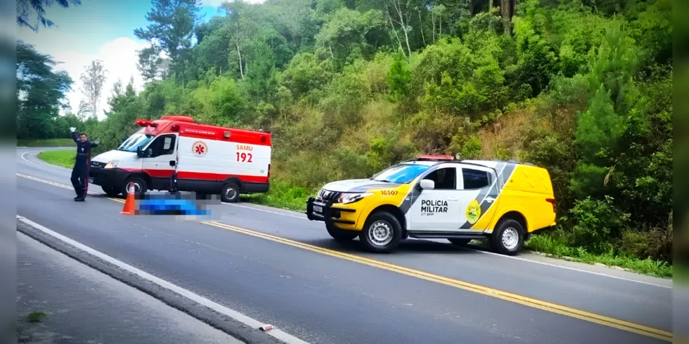 Homem se acidentou na PR-151, após cometer o crime