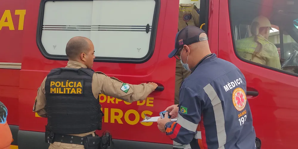 A vítima foi encaminhada para a UPA Santa Paula.