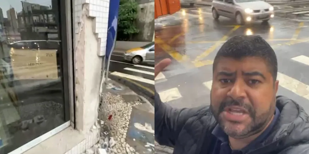 Vídeo foi enviado ao Jornalismo do Portal aRede