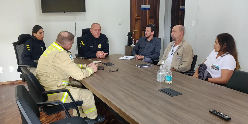 Encontro reuniu Corpo de Bombeiros, DNIT e PRF