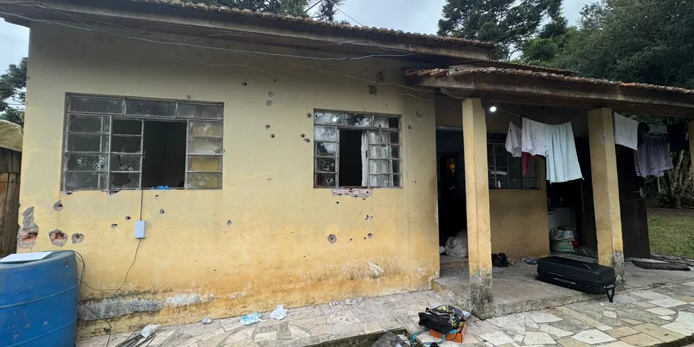 Veja imagens e vídeos do local do confronto com seis mortes em Ponta Grossa