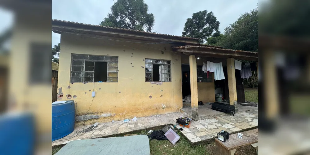 Veja imagens e vídeos do local do confronto com seis mortes em Ponta Grossa