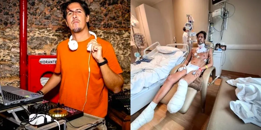 Dj também é jornalista e ficou 40 dias em coma