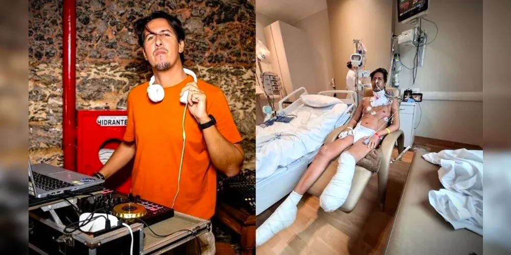 Dj também é jornalista e ficou 40 dias em coma