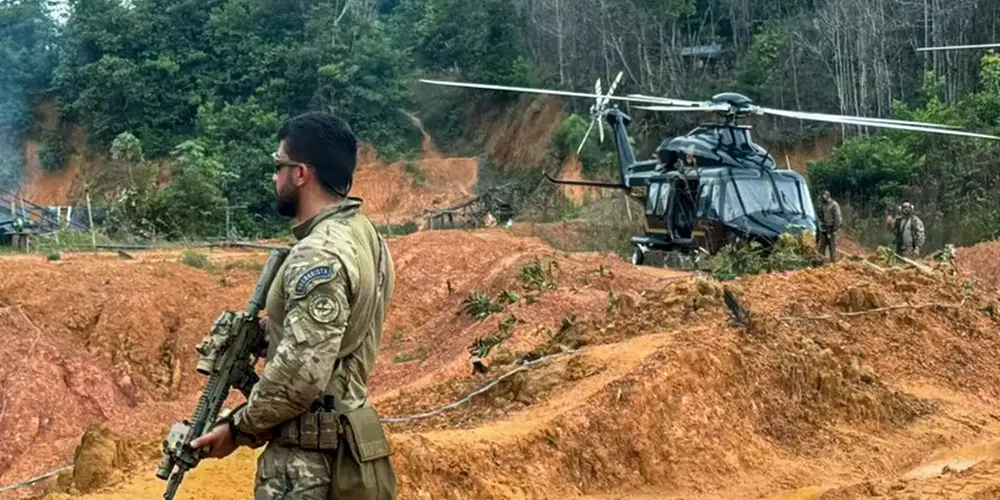 Operação Mineração Obscura 2 destrói minas de garimpo ilegal no Amazonas