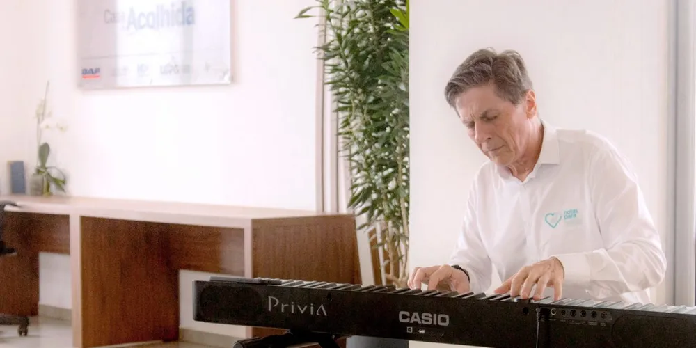 Apresentação foi feita pelo músico Jair Petry