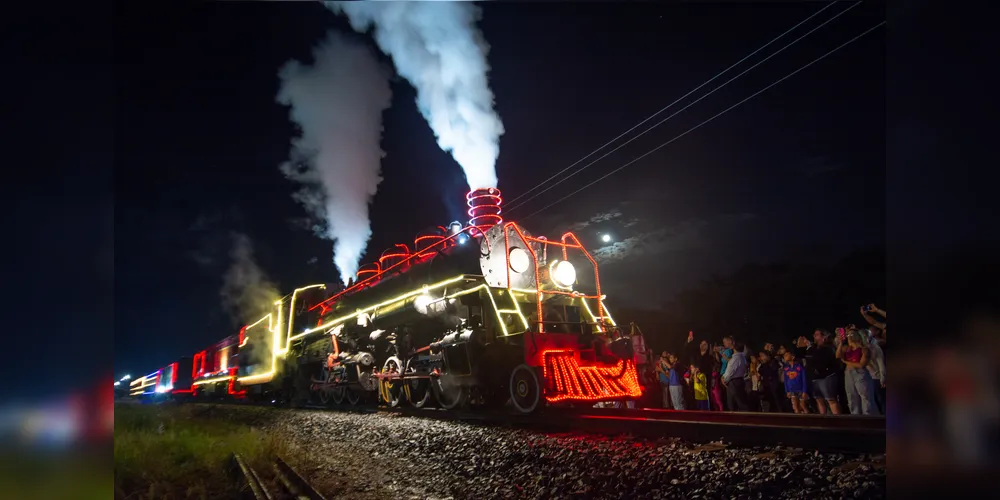 Locomotiva modelo Mallet 204 e o Papai Noel estarão passando por Ponta Grossa