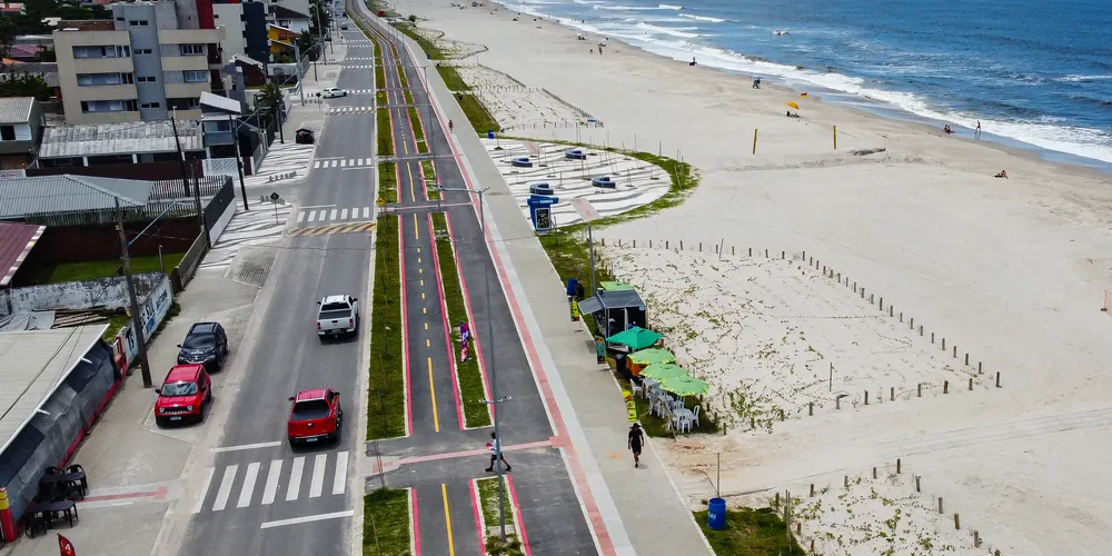 Perto do fim: intervenções na nova Orla de Matinhos alcançam 97% de execução