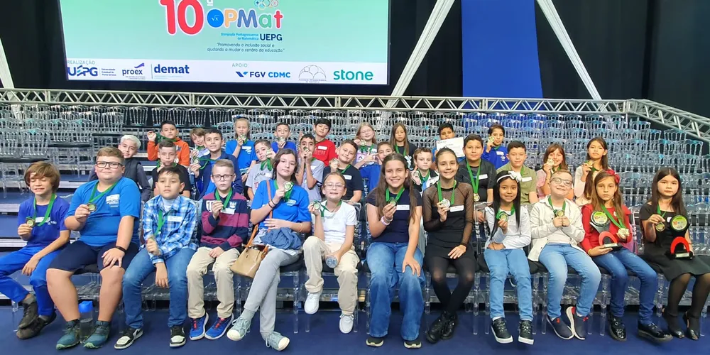 Estudantes de escolas municipais de Ponta Grossa se destacaram na OPMAT