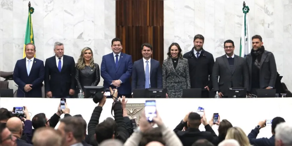 Nova Mesa Diretora da Assembleia Legislativa do Paraná tem Alexandre Curi (PSD) como presidente