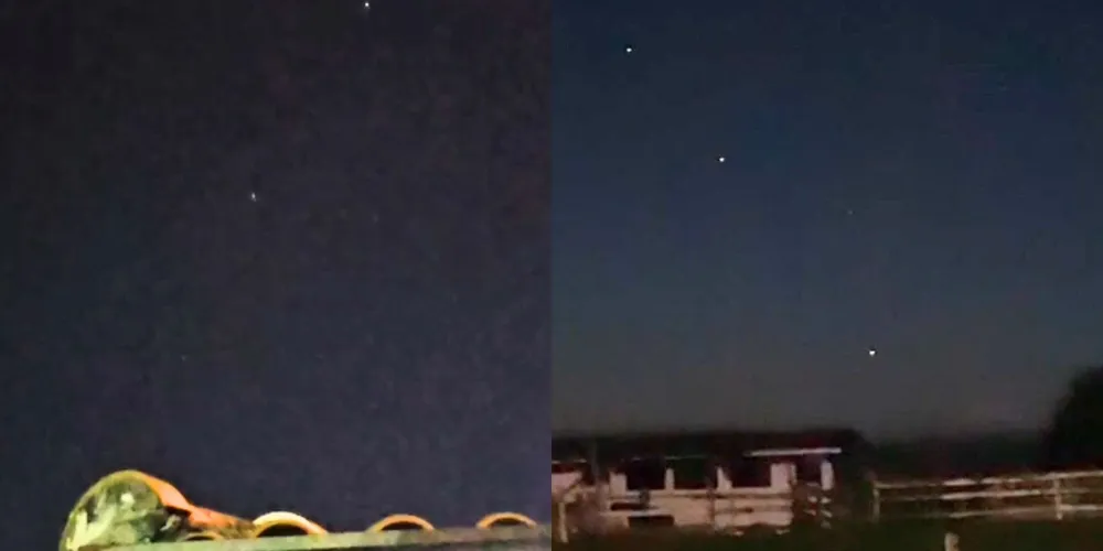 Luzes foram vistas em Ponta Grossa e em Castro