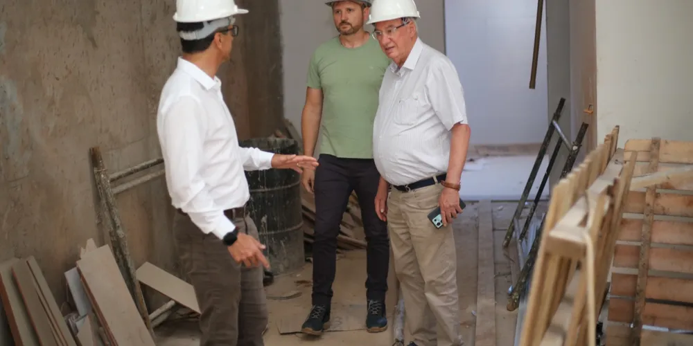 O prefeito Reinaldo Cardoso visitou o local e conferiu de perto a situação