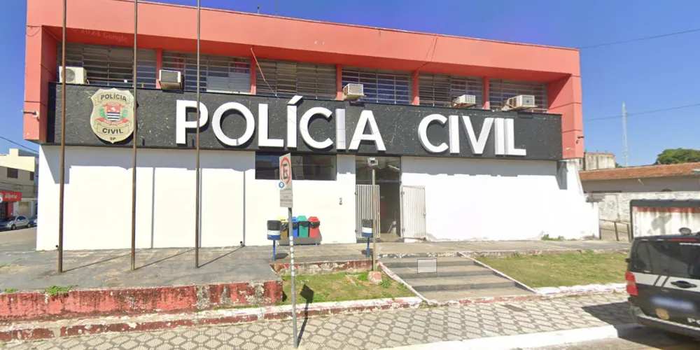 Suspeito foi levado para a Delegacia de Caçapava (SP)