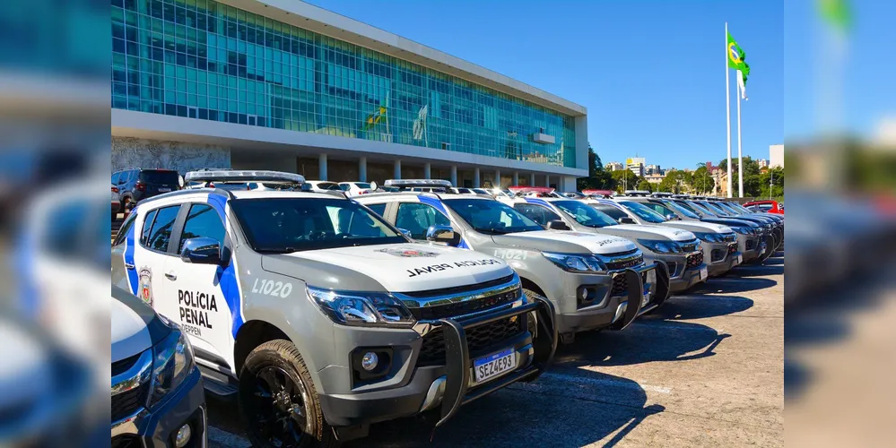 Governo do Paraná entregou 225 viaturas em abril