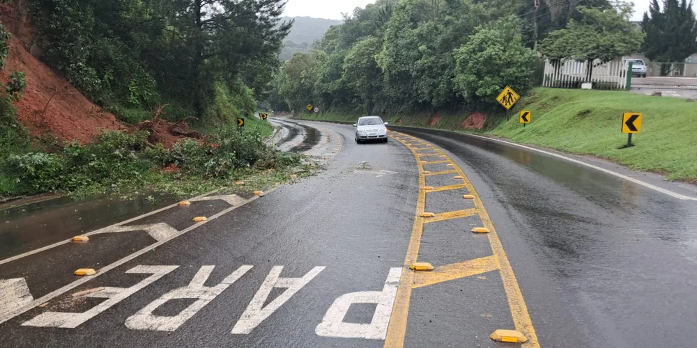 Área foi sinalizada e trânsito segue normalmente