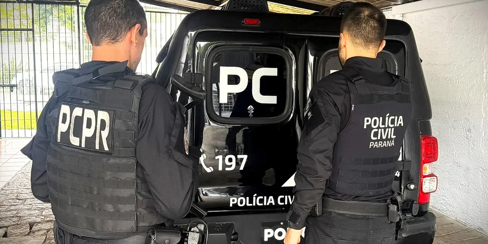 Autoridades de segurança realizaram a prisão do suspeito