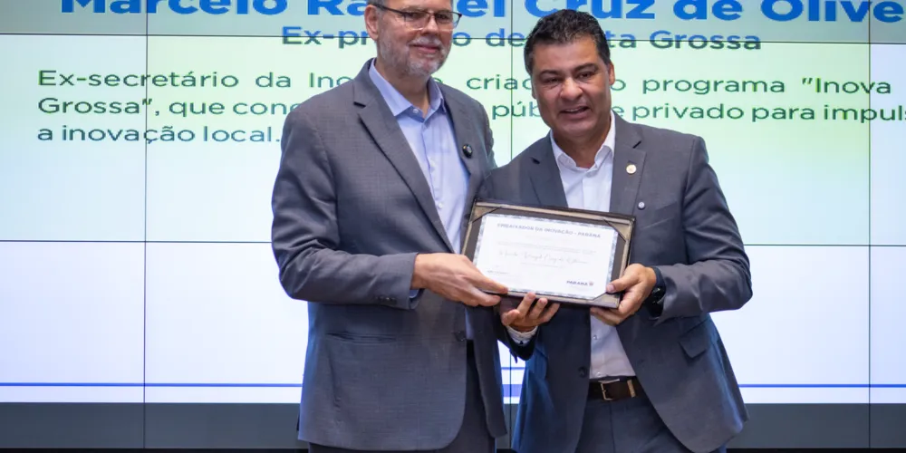 Marcelo Rangel (PSD) recebe prêmio de inovação