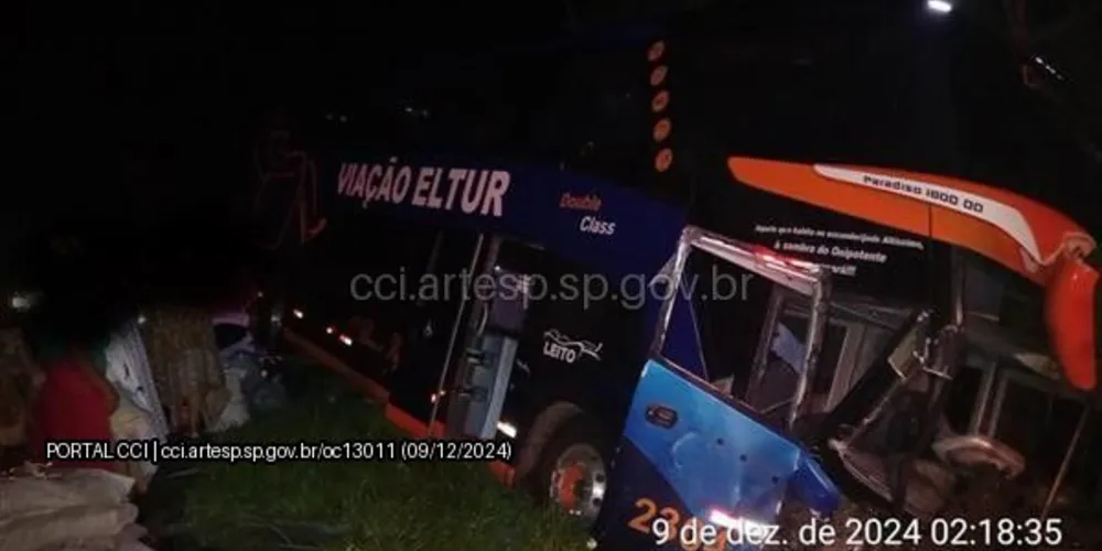 Colisão aconteceu no KM 310 da SP-258