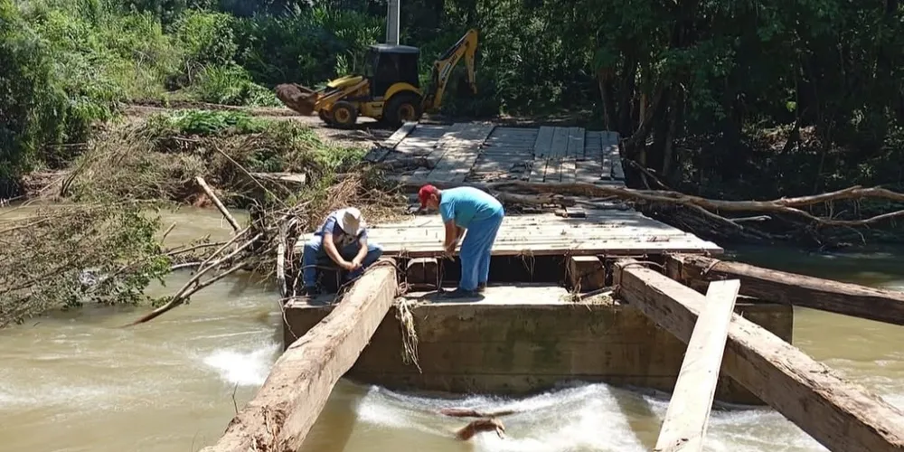 Equipes estão mobilizadas para restaurar os danos