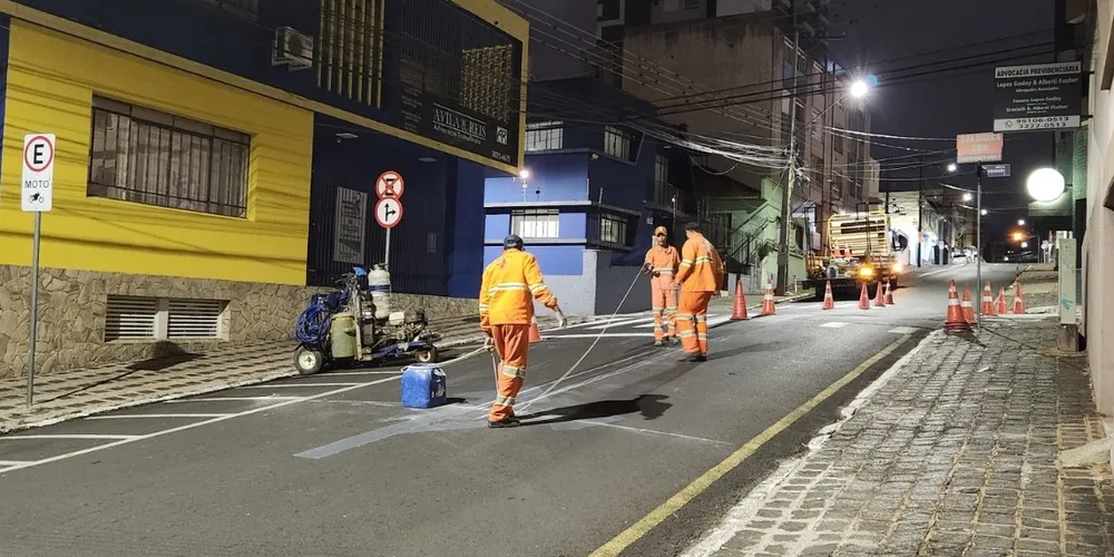 Serviço é executado pela secretaria de  Infraestrutura e Planejamento