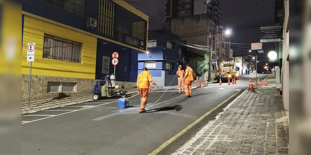 Serviço é executado pela secretaria de  Infraestrutura e Planejamento